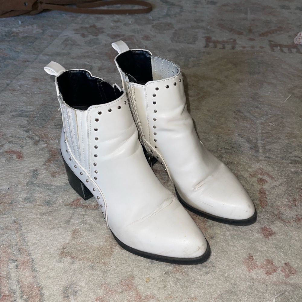 White booties